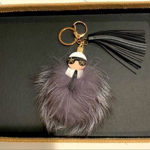 CHANEL Karl Lagerfeld ICON keychain and/or charm 🤩